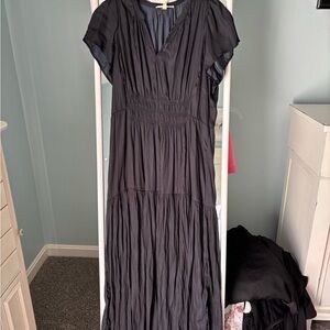 Navy Maxi Dress, PXL, grade & gather